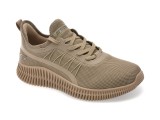 Pantofi sport SKECHERS gri, BOBS GEO, din material textil