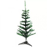 Brad Artificial Verde 120 cm, Suport Plastic, Decoratiuni Craciun, Flexibil, Usor de Asamblat