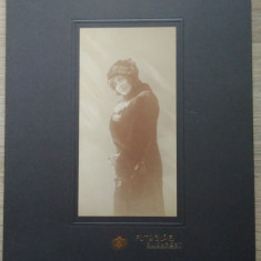 Fotografie pe carton FOTOGLOB BUCUREȘTI - anii 1910
