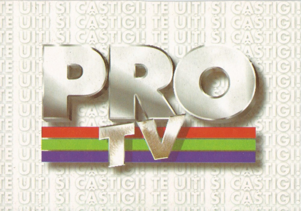 România, PRO TV, carte poştală necirculată