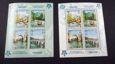 Bosnia and Herzegovina 2005 Europa CEPT Mi.Block 13 A+B LOT.001 foto