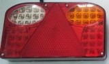 Stop Dreapta LED 12V FT-088 (235x135mm) 5 Functii: Pozitie, Frana, Semnalizare, Numar, Mers Inapoi. Universal Tractoare Camioane