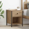 VidaXL Dulap de noapte stejar artizanal 40 x 42 x 50 cm Lemn compozit 881848