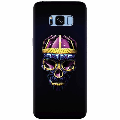 Husa silicon pentru Samsung S8 Plus, Colorfull Skull foto