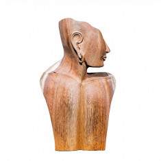 Sculptura abstracta din lemn exotic Payudara, L