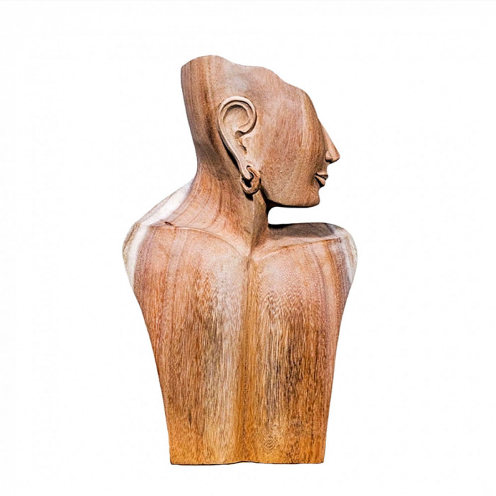 Sculptura abstracta din lemn exotic Payudara, L