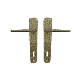 Set manere cu silduri metalice, pe cheie, 207 &times; 43 mm, interax 85 mm, interax 90 mm, lovitura de ciocan