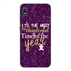 Husa Samsung Galaxy A10 Silicon Gel Tpu Model Craciun Wonderful Time Of The Year foto