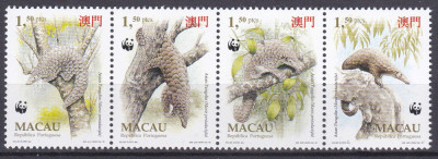 DB1 Fauna Pangolin WWF Macau 1995 MNH foto