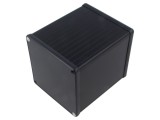 Carcasă HAMMOND 1455 aluminiu negru cu panou ABS 104,5x120x104,5 mm