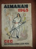 CEC Almanah 1943 Casa Nationala de economii si cecuri postale Bucuresti