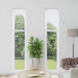 vidaXL Jaluzea pentru Fereastră cu perdele Altele Manual Alb 40 x 220 cm Aluminiu
