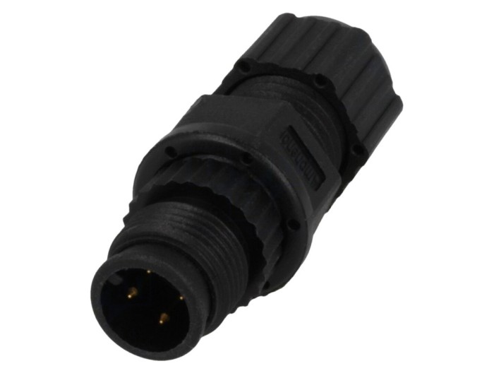 Conector M12 4 pini IP67 pe cablu