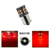 LED 30 SMD PY21W BAU15S 12V Canbus Lampa Becuri Lumini Rosu