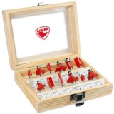 Stayer 1.351 - Set cutite frezat tija 6 mm ambalaj lemn 12 bucati