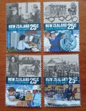 NEW-ZEELANDA-''CENTENARUL POLITIEI'' SET 4V.-stampilate-Vezi-Scan