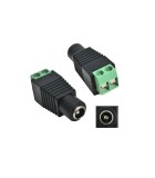 Mufa alimentare DC 2.1x5.5mm mama cu prindere rapida cu surub regleta