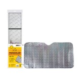 Parasolar Auto Holografic VivAuto 140x70 cm, Reflectorizant, Protectie Solara Parbriz, Fixare Ventuze