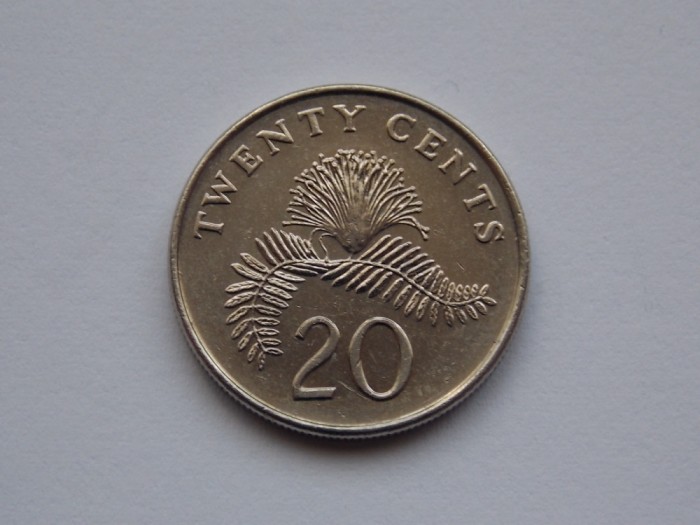 20 CENTS 1996 SINGAPORE(downwards ribbon)