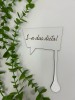 Props cu textul,,S-a dus dieta! din MDF