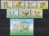 Azerbaidjan 1994 - Cupa Mondială de fotbal - SUA, Serie + Colita, MNH
