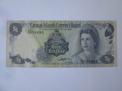 Insulele Cayman 1 Dollar 1974 foto