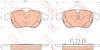 Set placute frana,frana disc LAND ROVER RANGE ROVER EVOQUE Cabriolet (LV) (2016 - 2016) TRW GDB1925