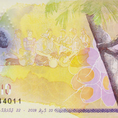 Bancnota Maldive 10 Rufiyaa 2018 - P26 UNC ( polimer )