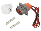 Conector alimentare DC mamă AMPHENOL GEC 100 cicluri PIN 2