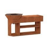 Gratar pe lemne Nestor Island Corten, Barbecook Essential GrillCooking