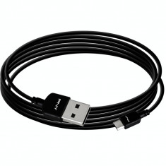 Cablu PNY pentru incarcare si sincronizare dispozitive mobile cu mufa Micro-USB, 1.8m, negru foto