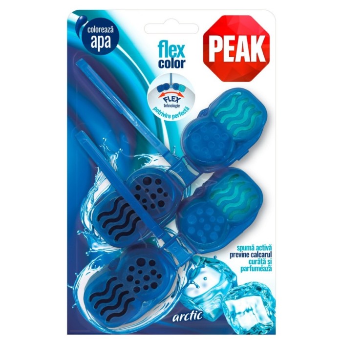 Odorizant wc Peak Flex Color, solid, arctic, 2 x 48 g