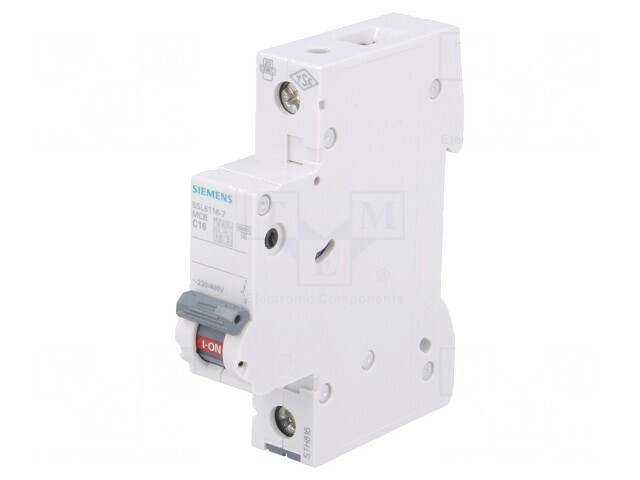 &Icirc;ntrerupător de supracurent 16A 1P 230V C