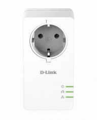 Powerline D-Link, Kit Adaptor Powerline 1000Mbs Homeplug AV2 PassThrough, QoS, port Gigabit foto