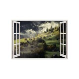 Autocolant decorativ, Fereastra, Natura si peisaje, Multicolor, 85 cm, 2007ST