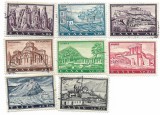 Grecia - Turism - Peisaje si monumente - 1961, valori obliterate, Stampilat