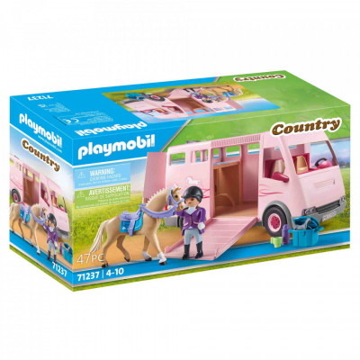 Playmobil - Masina Transportoare De Cai foto