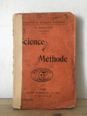 H. Poincare - Science et Methode foto