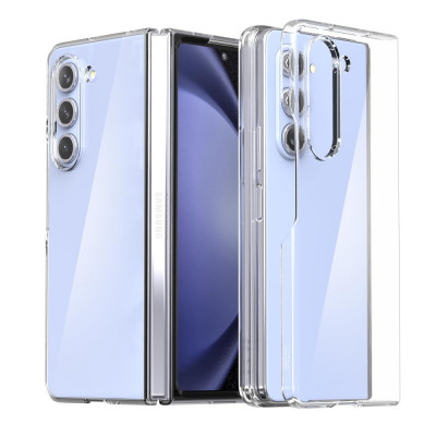 Husa Samsung Galaxy Z Fold 5 Plastic Policarbonat Transparenta foto
