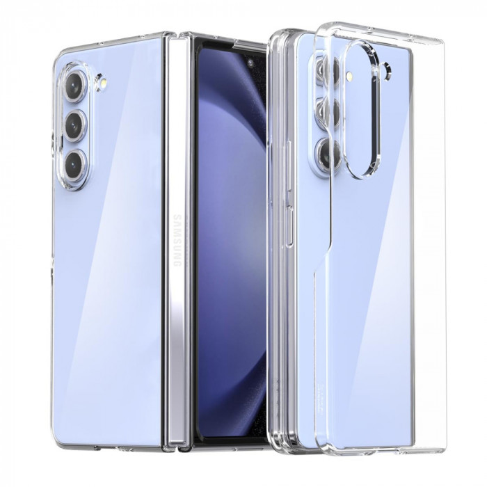 Husa Samsung Galaxy Z Fold 5 Plastic Policarbonat Transparenta