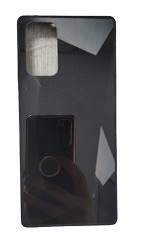 Husa silicon si acril cu textura diamant Samsung Galaxy Note 20 , Negru