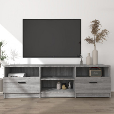 Comoda TV, sonoma gri, 150x33,5x45 cm, lemn prelucrat GartenMobel Dekor foto