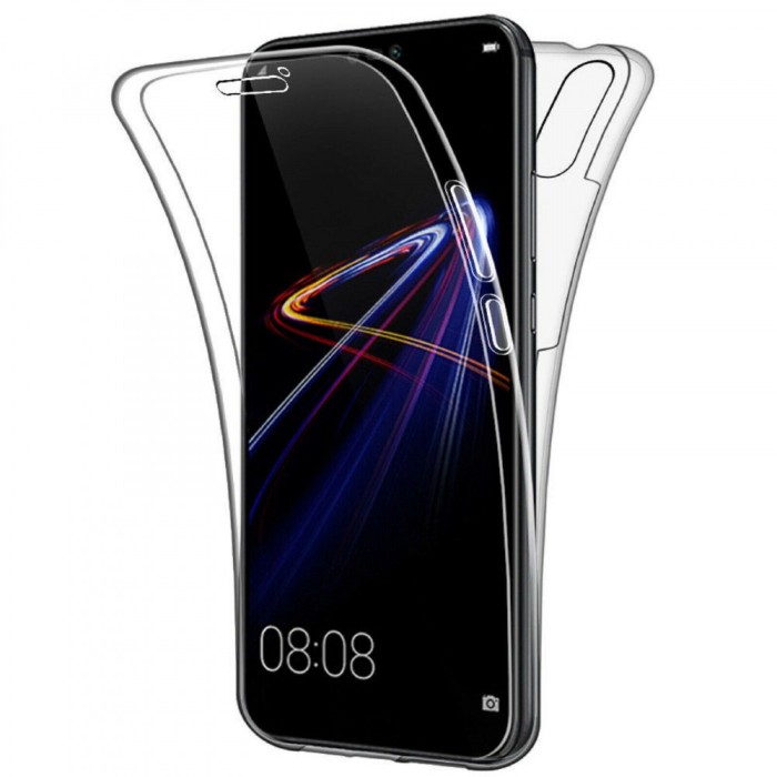 Husa 360&deg; Huawei P30 TPU Transparent fata+spate