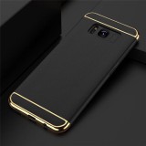 Cumpara ieftin Husa Samsung Galaxy S8, MyStyle Luxury Black Plated, Protectie Socuri si Zgarieturi, Carcasa Negru