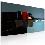 Cumpara ieftin Tablou pictat manual - Abstract elephant 120x60 cm