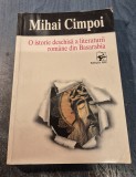O istorie deschisa a literaturii romane din Basarabia Mihai Cimpoi cu autograf