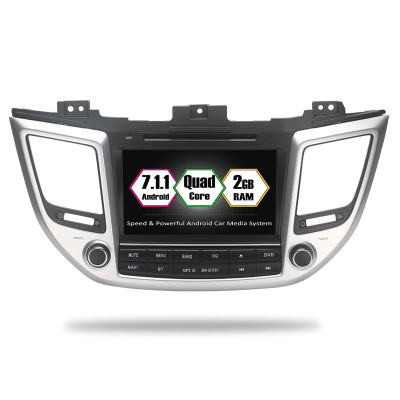 Navigatie GPS Auto Audio Video cu DVD si Touchscreen 8 &amp;quot; Inch, Android 7.1, Wi-Fi, 2GB DDR3 Hyundai IX35 2014-2018 + Cadou Soft si Harti GPS 16Gb Mem foto
