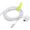 Cablu USB 2.0 Goobay Apple Lightning și USB C 3m alb silicon