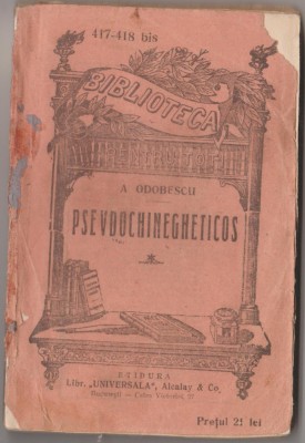 Alexandru Odobescu - Pseudochinegheticos (Alcalay) foto