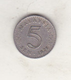 Bnk mnd Malaezia Malaysia 5 sen 1976, Asia